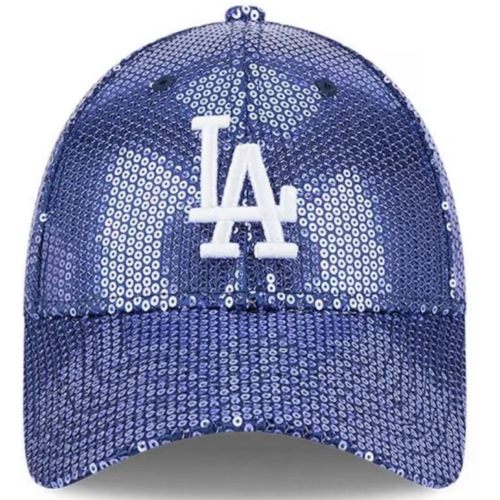 Los Angeles Dodgers Women’s Sold Out New Era Blue Dazzling Sequin Baseball Hat